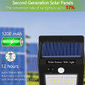 Sensor solar Luz da parede Solar Motion Sensor Light